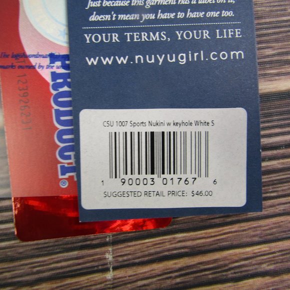 NUYU Colorado State University Rams CSU Nukini Bra Top NEW NWT - Picture 2 of 3